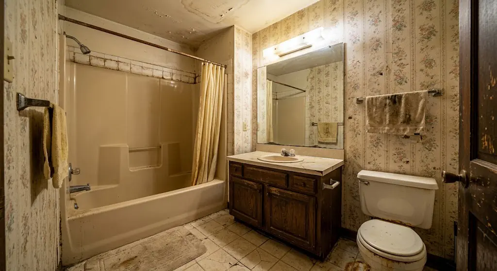 Ensuite Remodel Before